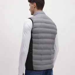 The Roadster Life Co. Mock Collar Padded Gilet Jacket image 4
