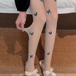 Krelin Butterfly-Printed Stretchable Stockings-picture-4