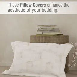 Boutique Living India Valatia Beige Printed Cotton 200TC Single Bedsheet Set 2.2 m x 1.5 m image 3