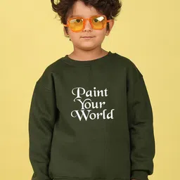 NUSYL Boys Typography Printed Round Neck Long Sleeves Pullover Sweatshirt-picture-50