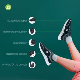 doctor extra soft Men Running Shoe with Memory Foam Insole & Ultrasoft Outsole|Sports,Gym,Training Running Shoes For Men image 3