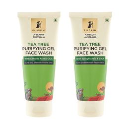 Pilgrim Set of 2 1% Salicylic Acid Non-Drying Gel Face Wash for OilySkin - 100 ml Each-picture-42