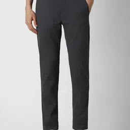 Van Heusen Sport Men Solid Slim Fit Regular Trousers-picture-33