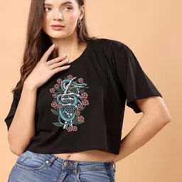 SWIFTLY Women Typography Printed Bio Finish T-shirt-picture-11