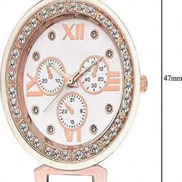 SZN Women Dial & Stainless Steel Straps Analogue Watch meena whiteSZNN36514449 image 4