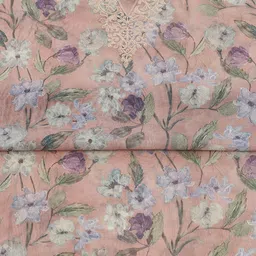 Soch Printed Unstitched Dress Material image 5