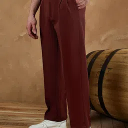 DENNISON Men Relaxed Easy Wash Pleated Trousers image 2