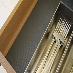 paperi Grey Self Design Water Resistant Shelf Liner Organisers image 5