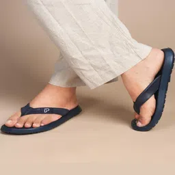 PROFOAM Men Navy Blue Slip-On Solid Rubber Regular Flip-Flop image 5