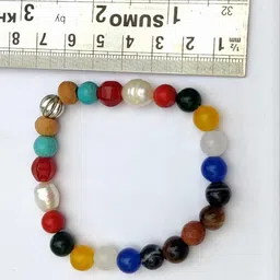 Apnisanskriti Unisex Apnisanskriti Unisex Multi Colour Stones Bracelet-picture-20