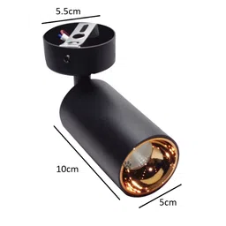 Mufasa Black Cylinder Installation Required Wall Lamp image 3