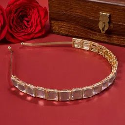 TEEJH Women Beaded Hairband-image-78