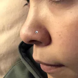 Goldnera 925 Sterling Silver Mini Dot Shaped Piercing Stud Nosepin-picture-47
