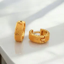 SHREE KRISHNA SHOPPING Gold-Plated Brass Earrings image 1