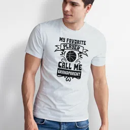 Seekbuylove Men Bio Finish Typography Printed Pure Cotton T-shirt image 2