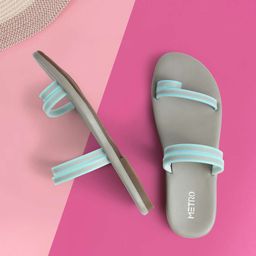 Metro Striped Block Mules with Bows-picture-43