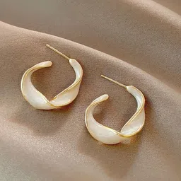 Celestique Contemporary Hoop Earrings-picture-34