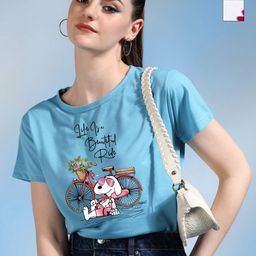 Metronaut Women 2 Printed Bio Finish T-shirt-image-76