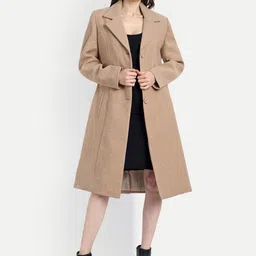 HAUTEMODA Single-Breasted Trench Coat-picture-31