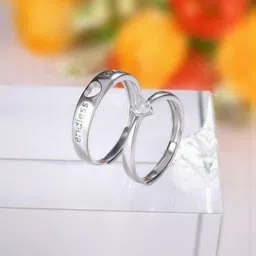 Teeragaj Set Of 2 Stone-Studded Finger Rings image 1