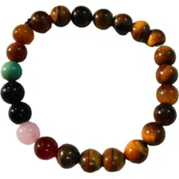 Divine souvenirs Unisex Artificial Beaded Elasticated Bracelet-picture-27