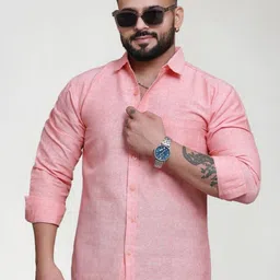 RAI's Men Comfort Fit Solid Spread Collar Casual Shirt-picture-39