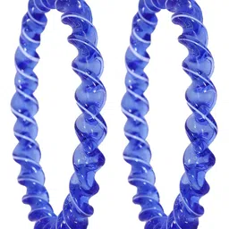 ZULKA Set of 2 Glass Crystal Spiral Twisted Design Kada-image-98