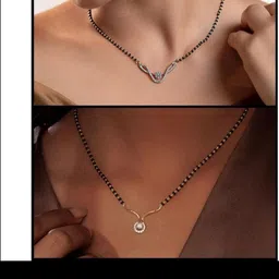 Anouk Pack of 2 Brass Mangalsutra image 1