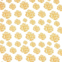 HIDECOR White & Yellow Floral 210 TC Single Bedsheet With 1 Pillow Cover image 3