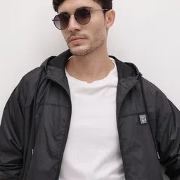 The Roadster Life Co. Hooded Paneled Packable Bomber Jacket-image-69
