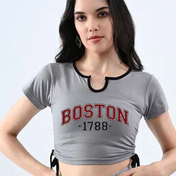 Genzy Print Cotton Crop Top-picture-19