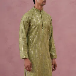 Jompers Men Embellished Sequinned Kurta image 2