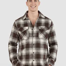 Beyoung Men Original Tartan Checks Checked Casual Shirt-image-56