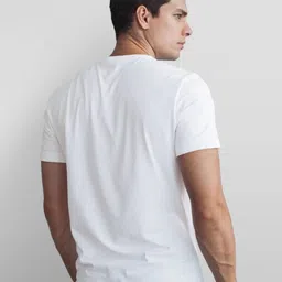Seekbuylove Typography Printed Round Neck Pure Cotton T-shirt image 5