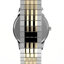 Timex Men Brass Dial & Stainless Steel Bracelet Style Straps Analogue Watch TW2V05600UJ image 3