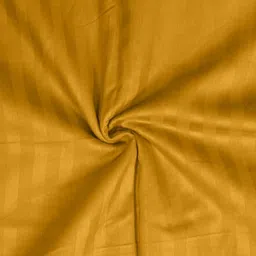 Sleeping Owls Mustard Striped 210 TC Single Bedsheet with 1 Pillow Covers-picture-38