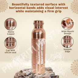 prakriti hastkala 1000 ml Copper Bottle image 4