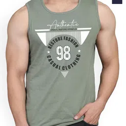 WOOSTRO 2-Pcs Printed Cotton Innerwear Vests RS26 CMB (MORE NAVY) (98 LGTGREEN)-picture-29