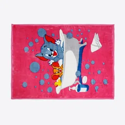 Monte Carlo Pink & Pink Cartoon Characters Blanket image 5