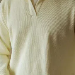 StyleCast x Revolte Self Design Shirt Collar Pullover image 4