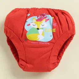 Unfab Infants Girls Pack Of 2 Assorted Printed Pure Cotton Basic Briefs CGGP004-02 image 4