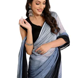 moda rapido ANAND SAREES Striped Satin Saree-picture-15