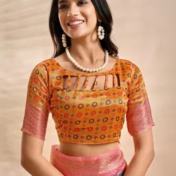 YASHASVI FASHION Ethnic Motifs Zari Silk Blend Mysore Silk Saree image 3