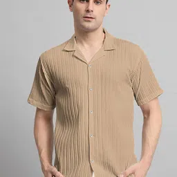 Metronaut Men Classic Striped Casual Shirt-image-57