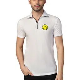 BEYOU FASHION Men Printed Polo Collar T-shirt-image-20