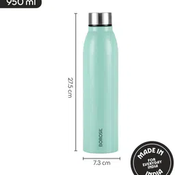 borosil 950 ml Stainless Steel Bottle image 2