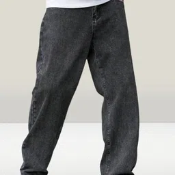 brexx Men Straight Fit Mid Rise Grey Jeans-picture-46