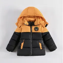 YK Boys Hooded Colourblocked Puffer Jacket-picture-39