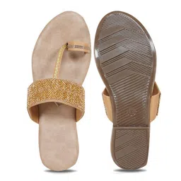 Anouk Women Embellished Ethnic One Toe Flats image 4