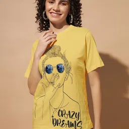 The Dry State Women Graphic Printed Round Neck Cotton Oversized T-shirt-picture-22